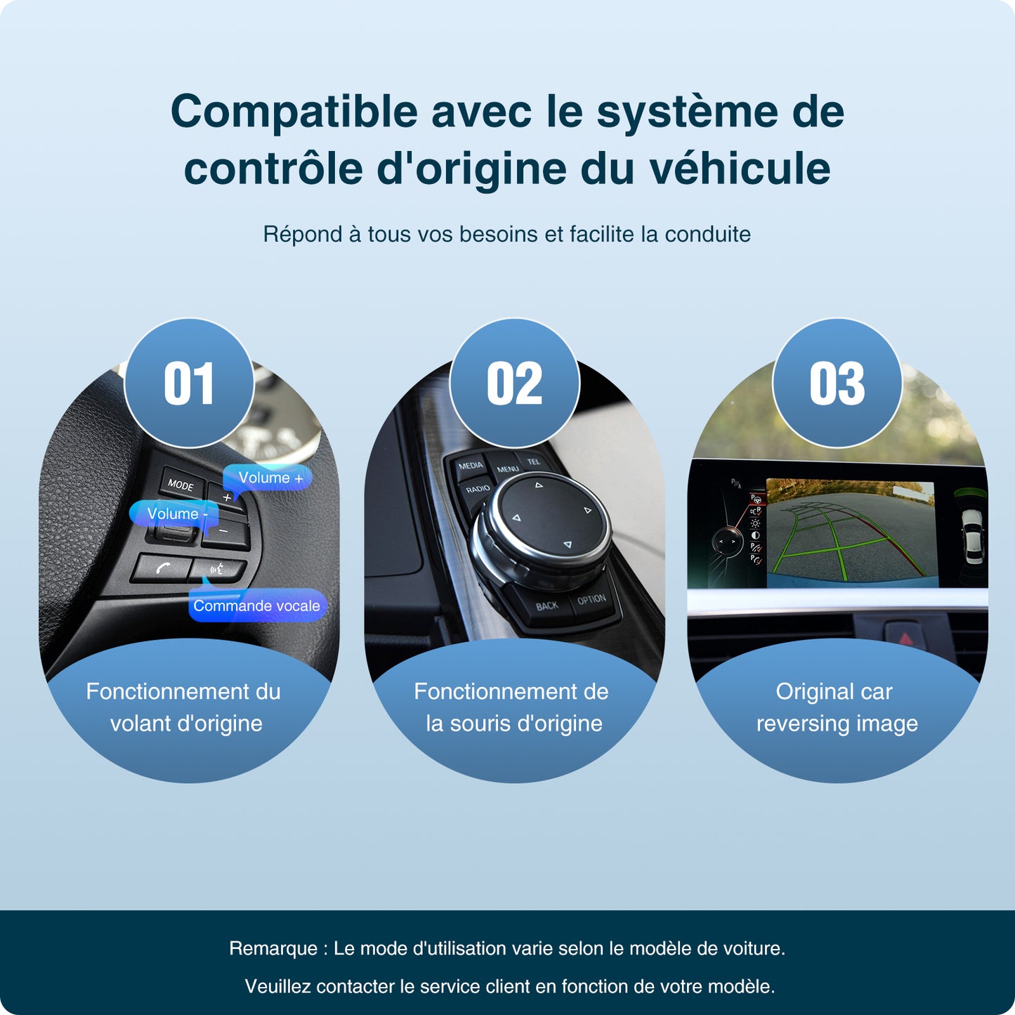 Boîtier sans fil CarPlay Android Auto pour BMW NBT F30 F20 F10 F15 F22 F01 F02 F26 F18 F48 F87 F80 MINI