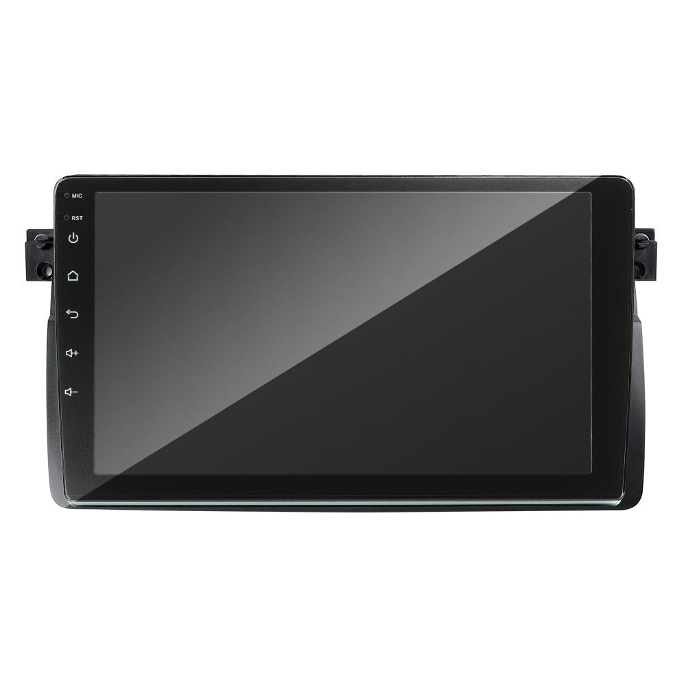 Autoradio Android 14 avec CarPlay et Android Auto sans fil pour BMW E46 325i M3 Berline - Lecteur audio avec réglages personnalisés.