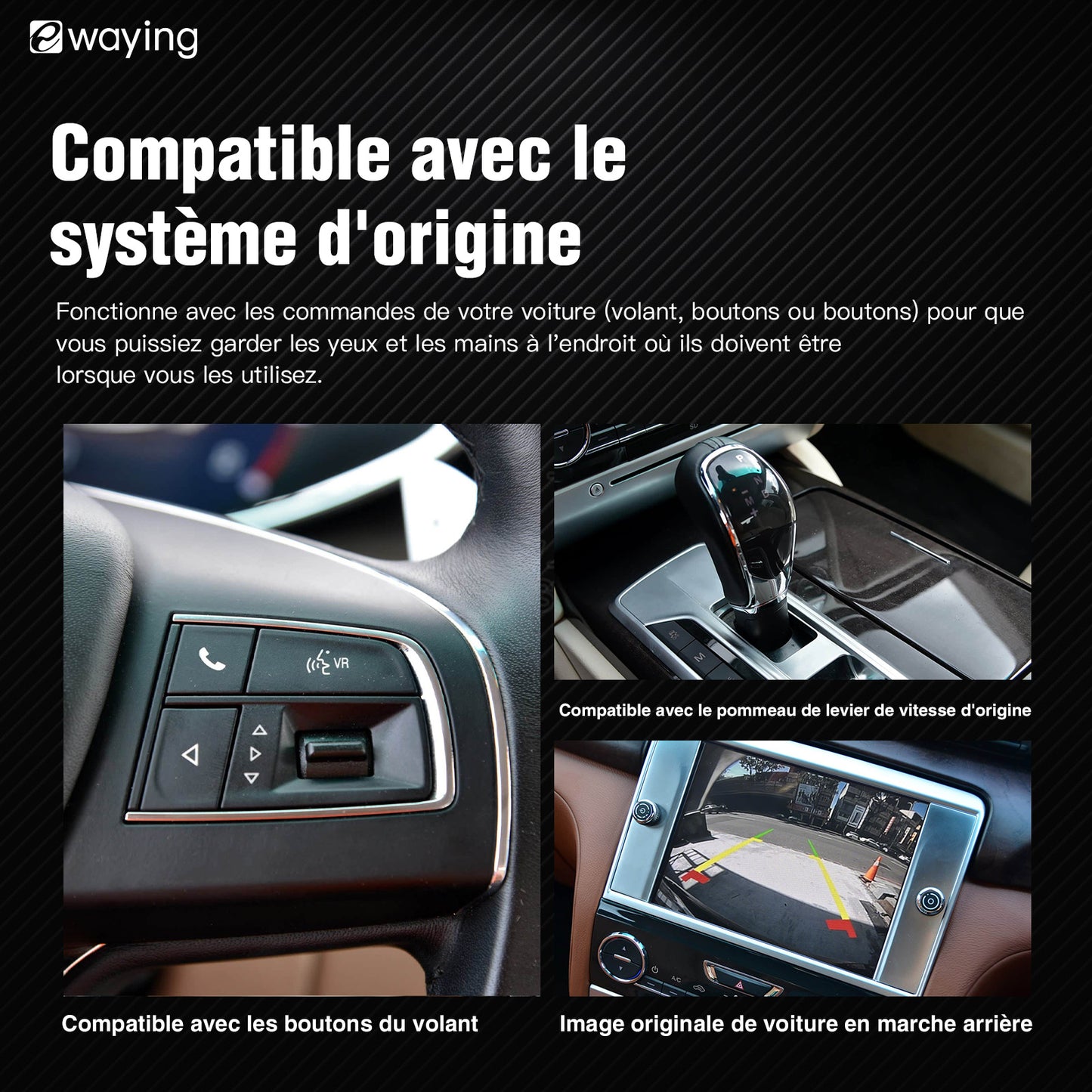 Module CarPlay Android Auto sans fil pour Maserati Quattroporte Ghibli Dodge Journey Challenger Chrysler 300c Fiat Freemont
