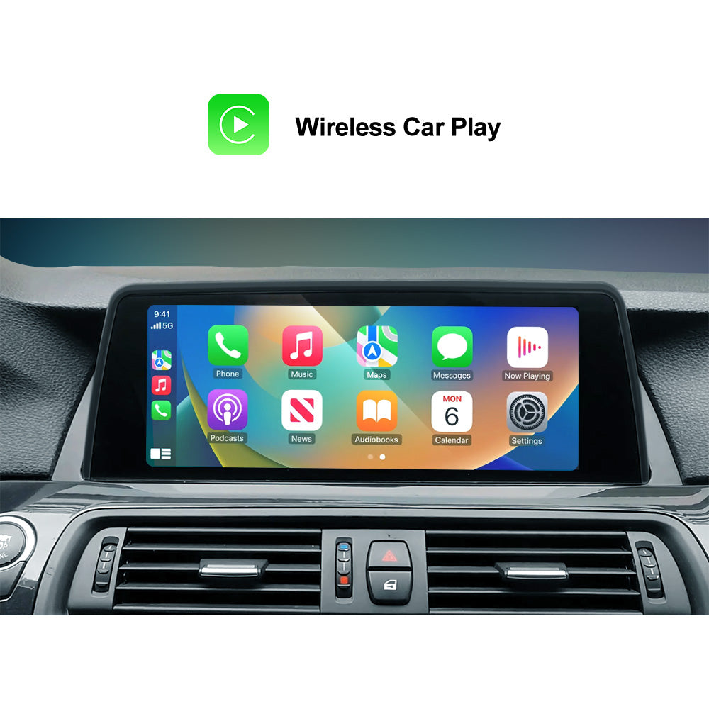 10.25 "autoradio multimédia Android 13 Qualcomm 8 cœurs écran Vertical pour BMW série 5 F10 F11 F18 2010-2016 CIC NBT 4G Wifi