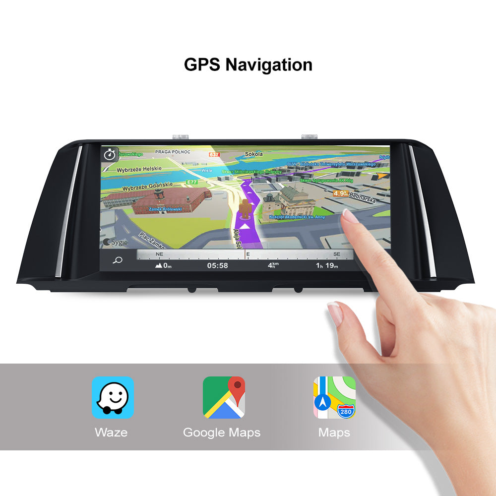 10.25 " Ecran tactile Autoradio Station Multimédia Navigation GPS pour BMW Série 5 F10 F11 F18 Qualcomm 8 core Android 13