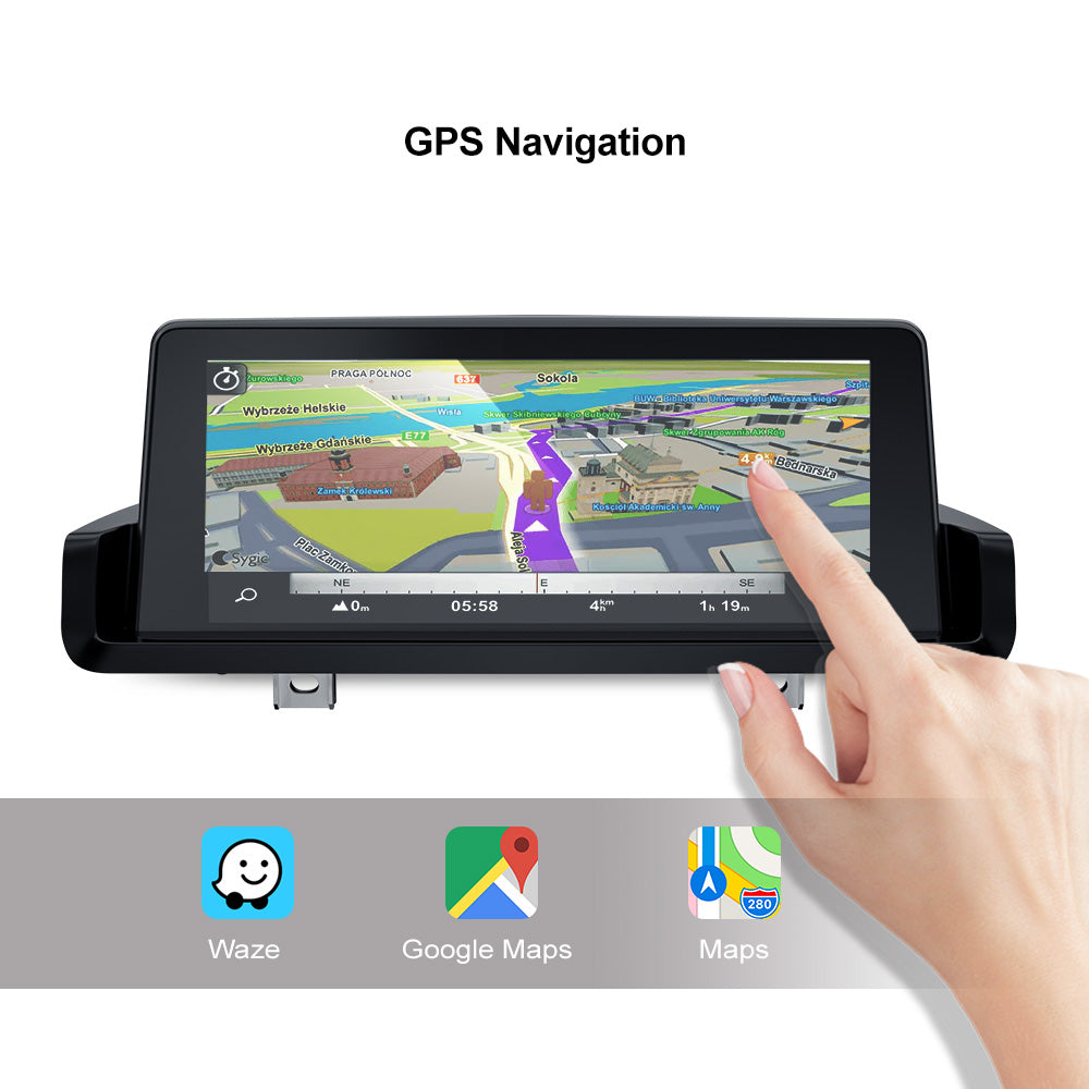 8,8 pouces Android 13 8 Core Navigation GPS de voiture pour BMW série 3 E90 E91 E92 E93 sans écran d'origine