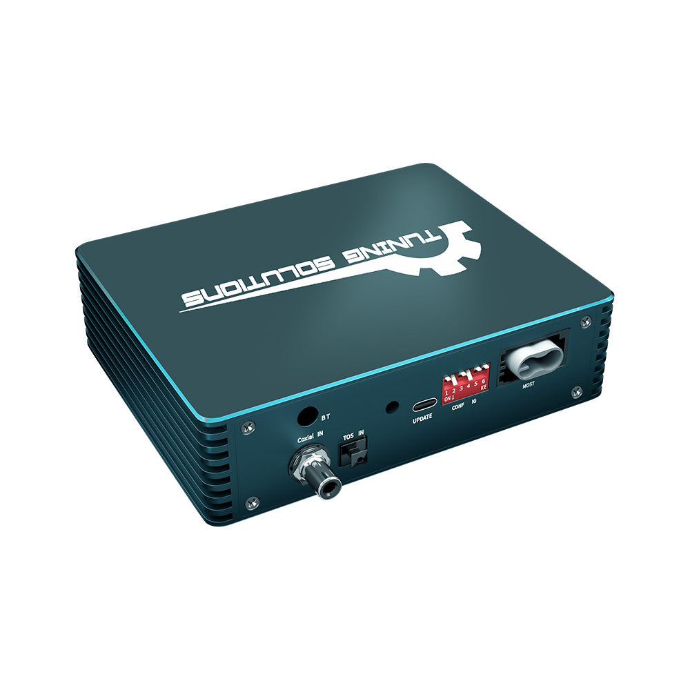 Interface de mise à niveau audio PREAMPLIFIER d'amplificateur à fibre optique adaptée aux modèles BMW MOST 25 avant 2020 et au réglage du son stéréo BMW ID7 ID8
