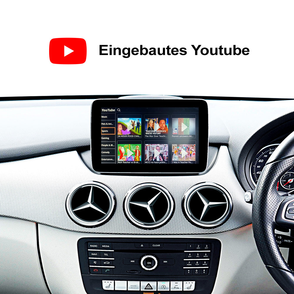Adaptateur d'interface MMI Android Auto CarPlay sans fil Prime Retrofit pour Mercedes Benz NTG 4.5 4.7 4.8 5.0 5.1 Airplay Upgrade Box Mirror Link