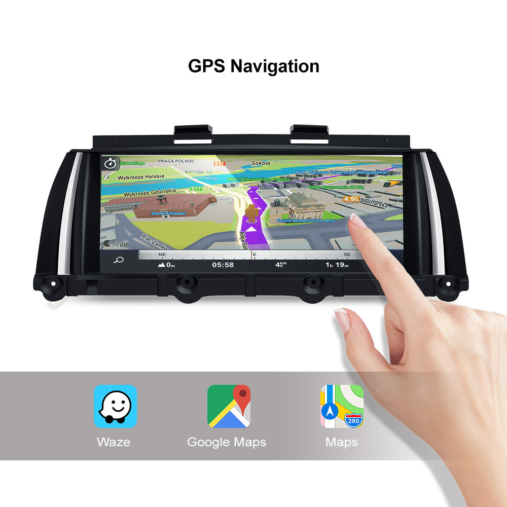 Ewaying 8,8" Android 13 8+128G Qualcomm Octa-core 4G+64 Interface de voiture multimédia pour BMW X3 F25 X4 F26 CIC NBT GPS Navigation écran tactile unité principale