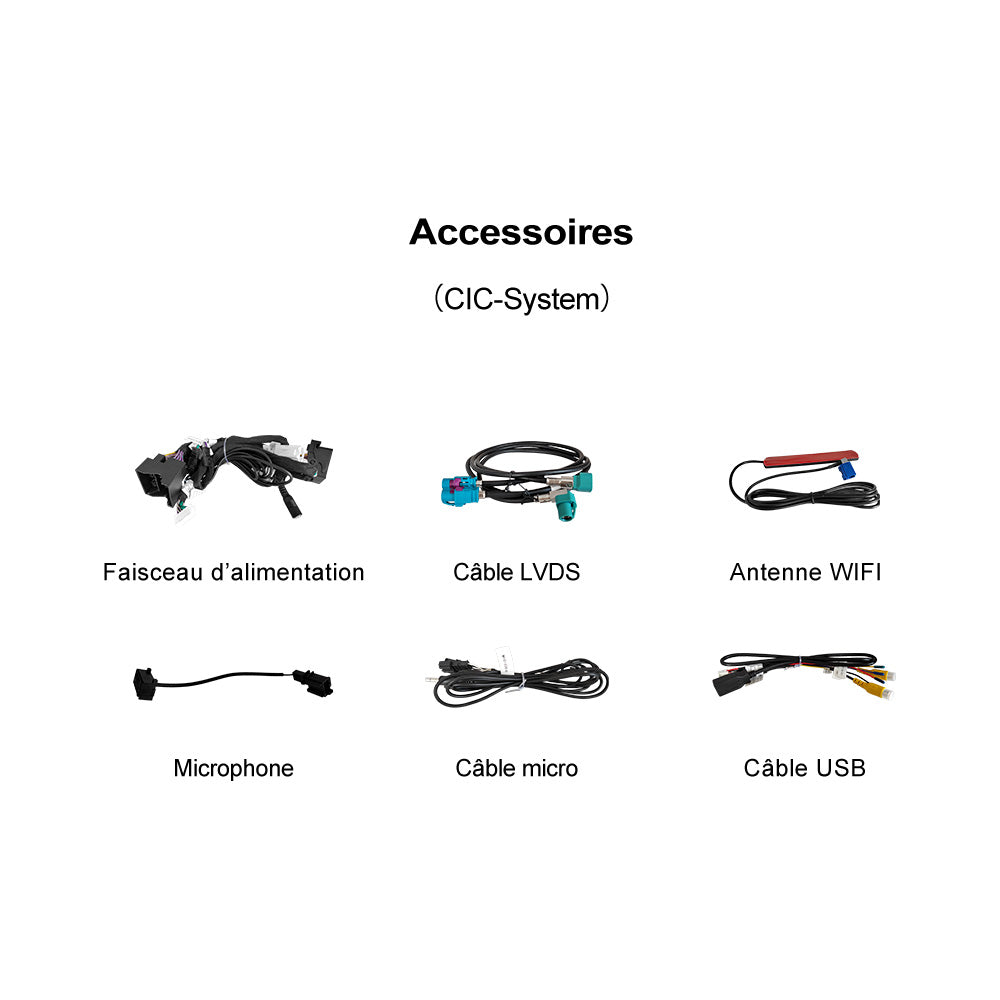 Kit de navigation GPS sans fil CarPlay Android Auto MMI Prime pour BMW CIC NBT EVO System Series 1 2 3 4 5 6 7 X1 X3 X4 X5 X6 X7 Mini I3 I8
