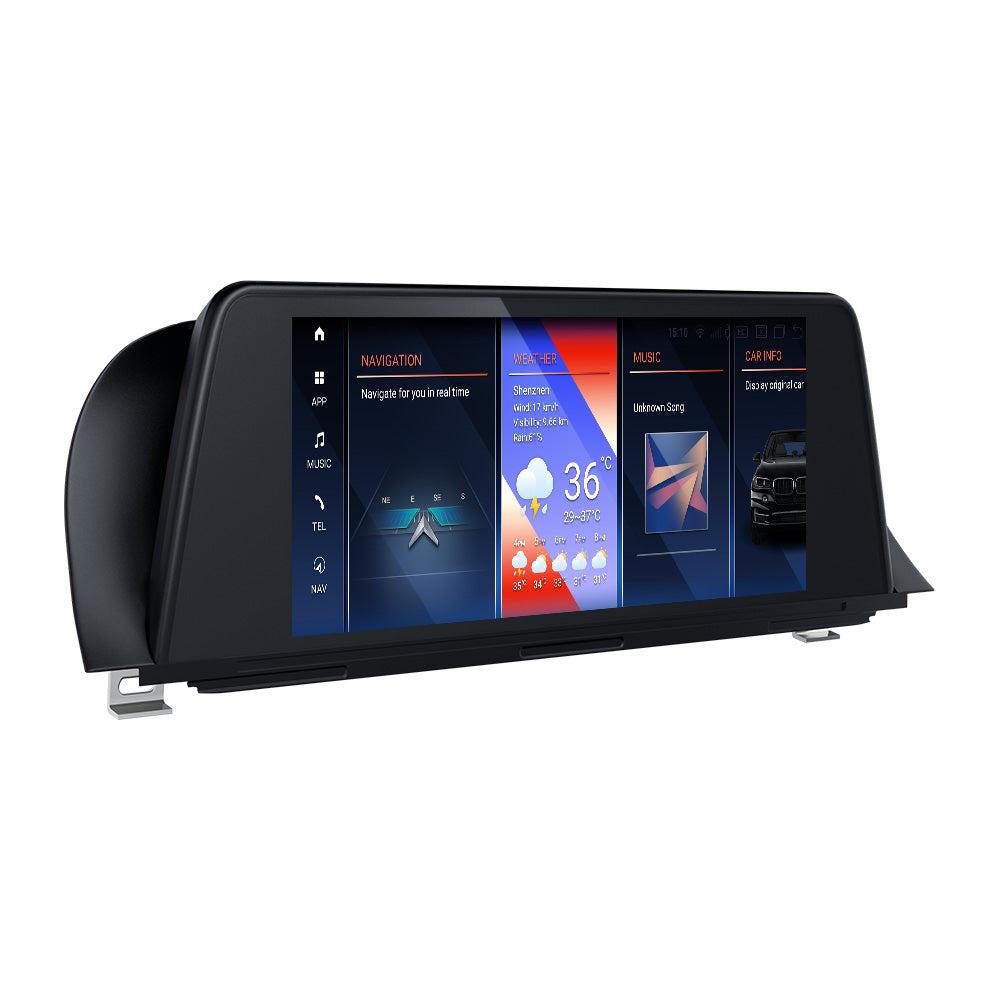 10.25 "autoradio multimédia Android 13 Qualcomm 8 cœurs écran Vertical pour BMW série 5 F10 F11 F18 2010-2016 CIC NBT 4G Wifi