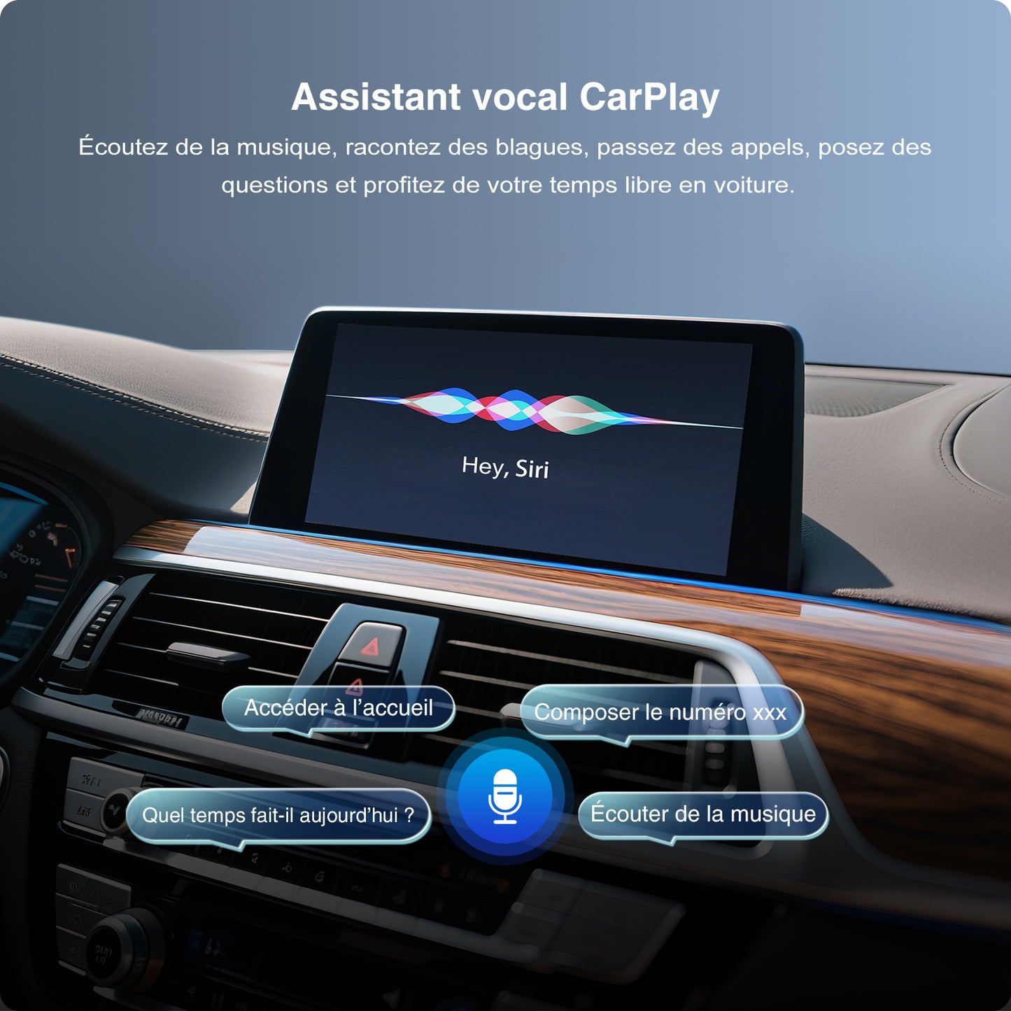 Boîtier sans fil CarPlay Android Auto pour BMW NBT F30 F20 F10 F15 F22 F01 F02 F26 F18 F48 F87 F80 MINI