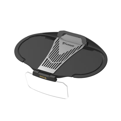 VIVIHUD Affichage Tête Haute V5 Ultra HUD à Projection Sur Pare Brise Voiture CarPlay Sans Fil Android Auto OBD2 GPS Avec Luminosité Automatique Navigation, Compteu