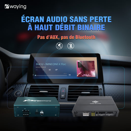 Kit de modification d'écran Android avec boîtier de décodeur à fibre optique adapté pour NBT CIC EVO F30 F20 F10 F11 F31 F15 F01 F02 F25