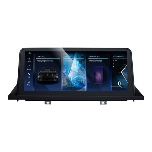 10,25" Android 12.0 8G + 128G Qualcomm Octa-core MultiMedia pour BMW X5 E70 X6 E71 2007-2014 Autoradio Bluetooth Lecteur vidéo de navigation intelligent