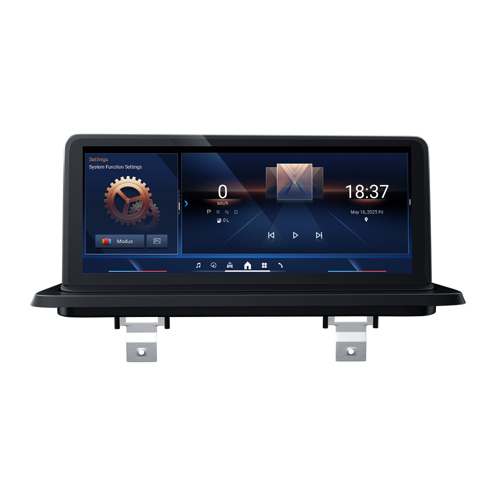 Station multimédia d'autoradio de navigation GPS à écran tactile de 10,25" Android 14 Qualcomm Octa-Core 8G+128G pour BMW Série 1 E87 E88 E81 E82 2005-2014 DVD de voiture