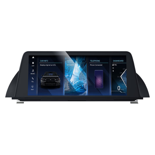 10.25 "autoradio multimédia Android 12 Qualcomm 8 cœurs écran Vertical pour BMW série 5 F10 F11 F18 2010-2016 CIC NBT 4G Wifi