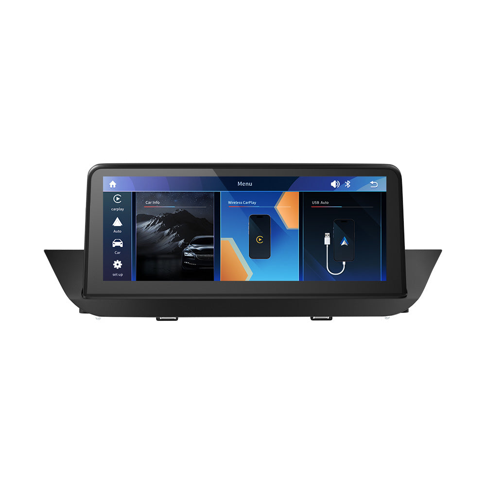Apple CarPlay sans fil pour BMW X1 E84 Android Auto sans système Android Écran IPS 10,25 pouces