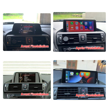 Lecteur DVD multimédia de voiture Android CarPlay sans fil 8.8 pouces pour BMW série 1 2 F20 F21 2011-2017 unité principale écran tactile