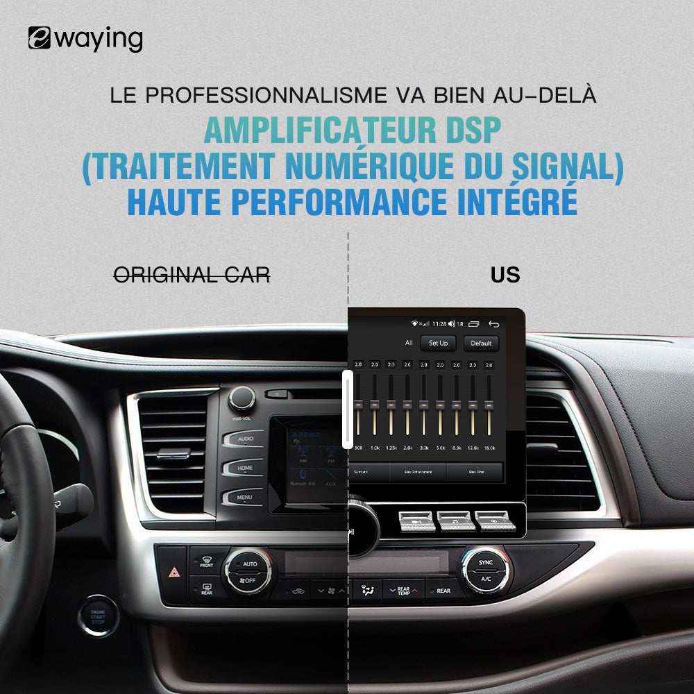 Autoradio Android 10 pouces 4G + 64G double DIN universel avec Apple CarPlay GPS intégré au tableau de bord lecteur multimédia Bluetooth