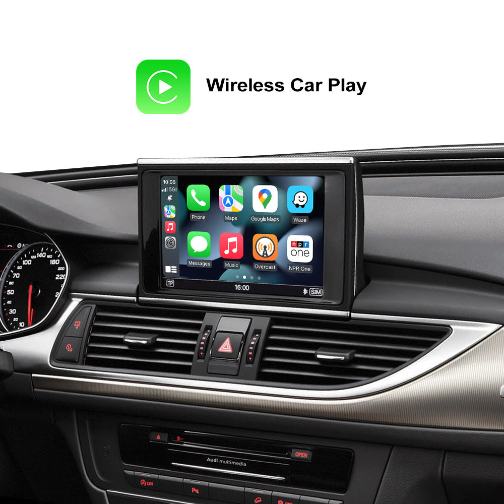 BOITIER MMI multimédia D’INTERFACE fonction CARPLAY/ ANDROID AUTO pour Améliorer Audi A3 A4 Q5 A6 A8 A5 Q7 Q2