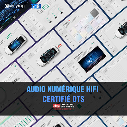 Autoradio 5G WIFI pour Ford Focus 2012-2018, 9 pouces, stéréo, sans fil, Carplay, Android Auto, DTS, Bluetooth, navigation GPS, mise à niveau