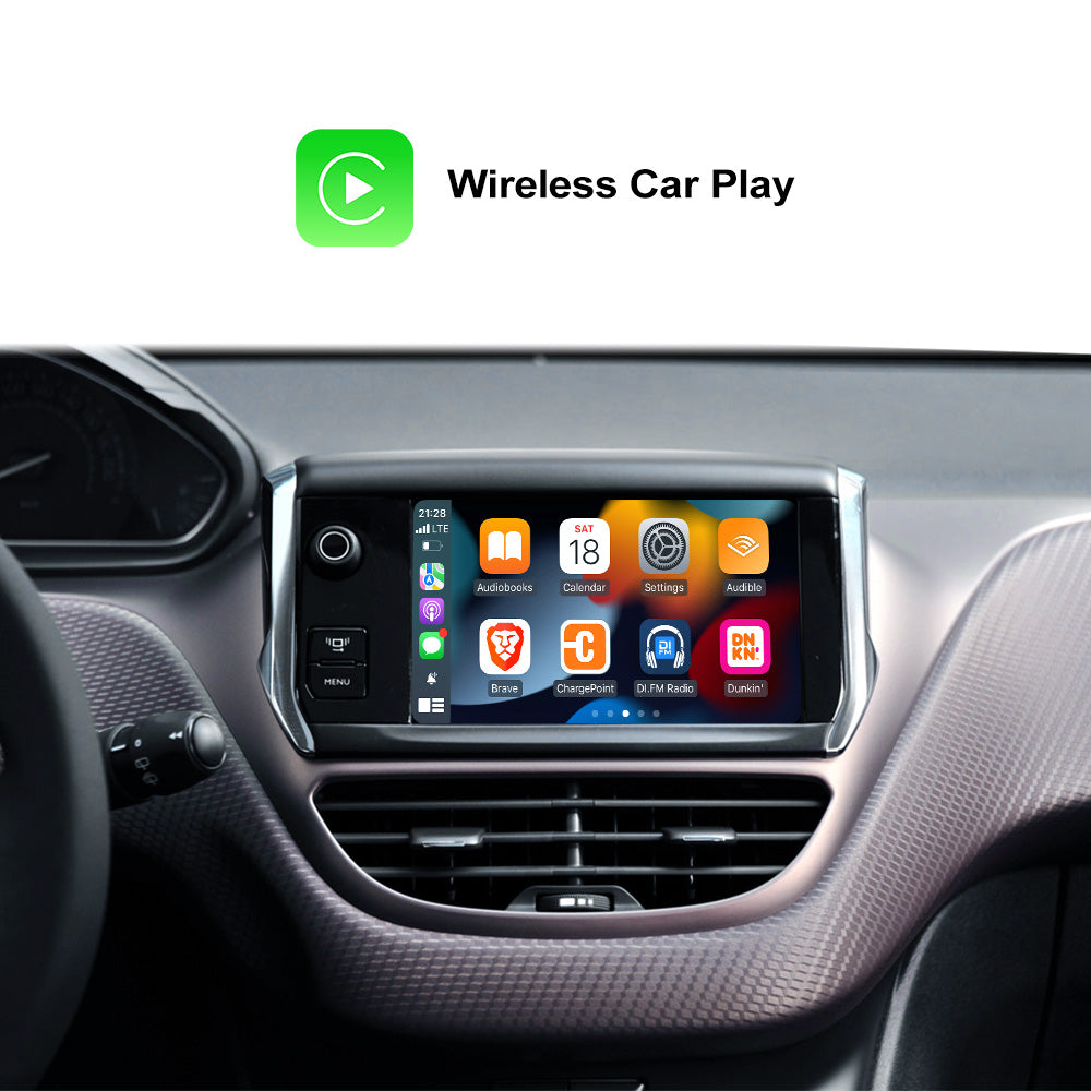 Sans fil Carplay Android pour Peugeot 508 citroën DS5/6 2013-2017 moniteur de mise à niveau d'écran d'origine lien miroir