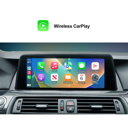 10.25 "autoradio multimédia Android 14 Qualcomm 8 cœurs écran Vertical pour BMW série 5 F10 F11 F18 2010-2016 CIC NBT 4G Wifi