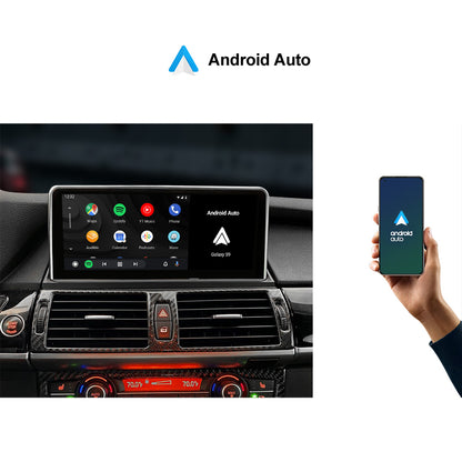 Ecran Tactile Autoradio Station Multimédia Navigation GPS 10.25" avec module intégré CARPLAY Android Auto pour BMW X5/X6 E70 E71