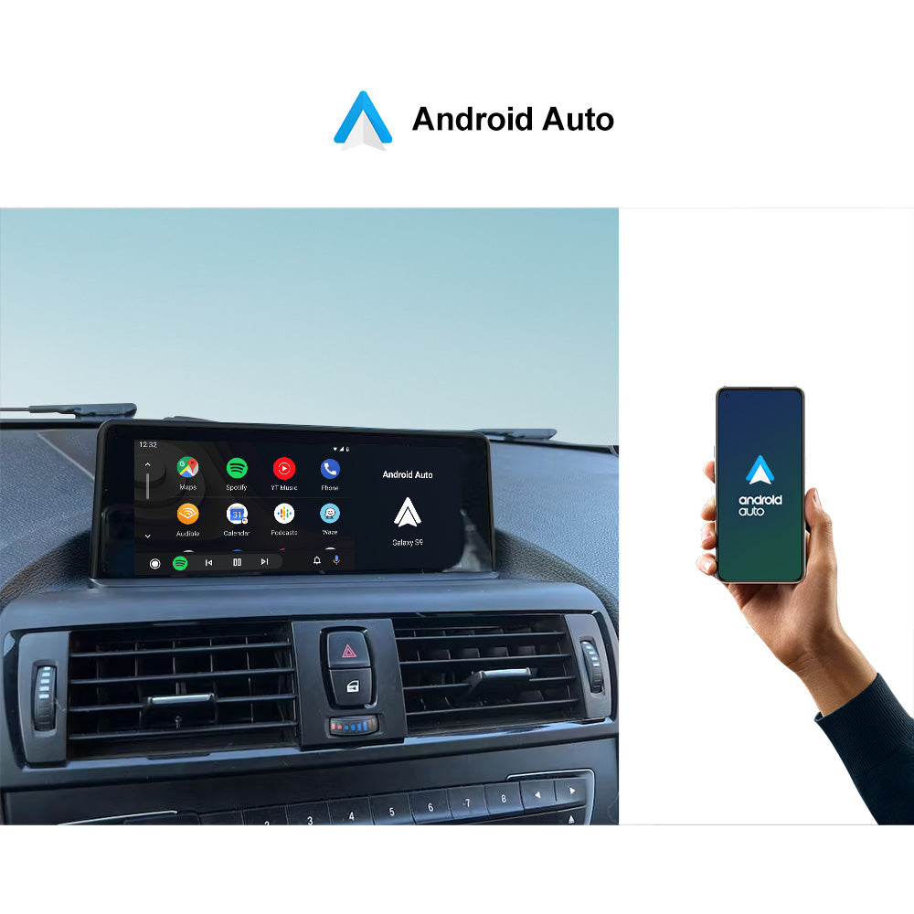 Lecteur DVD multimédia de voiture Android CarPlay sans fil 8.8 pouces pour BMW série 1 2 F20 F21 2011-2017 unité principale écran tactile