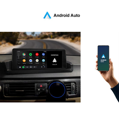 CarPlay sans fil pour BMW série 3 E90 E91 E92 E93, Android Auto, écran IPS de 8.8 pouces, sans système Android