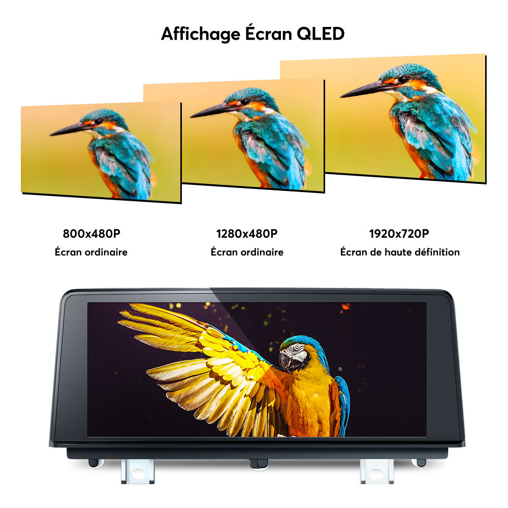 10.25 "Android 13 Qualcomm 8 cœurs IPS voiture multimédia pour BMW série 3 F30 F31 série 4 F32 F36 CIC NBT EVO système écran tactile