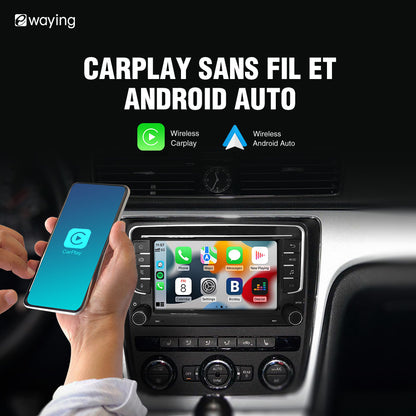 7" Ecran tactile avec module intégré CARPLAY pour VW Volkswagen POLO GOLF 6 PASSAT CC JETTA TIGUAN TOURAN