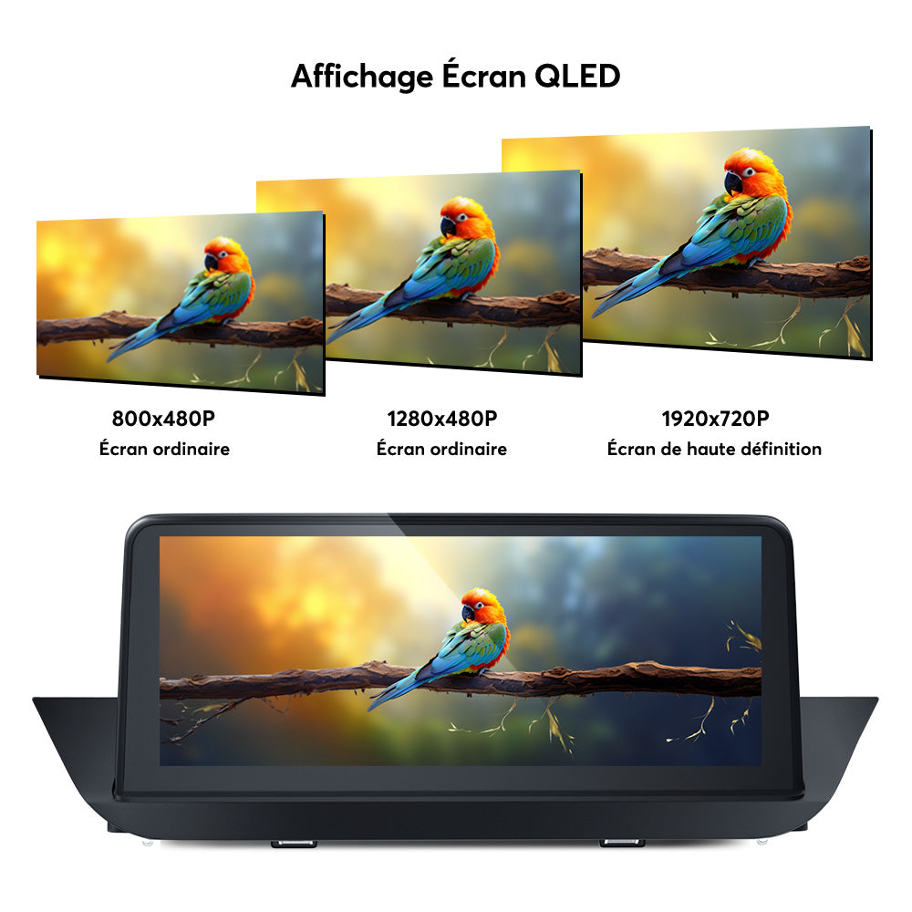 Ecran tactile Autoradio Station Multimédia Navigation GPS 10.25 " pour BMW X1 E84 VERSION Qualcomm OCTA-CORE Android 12.0