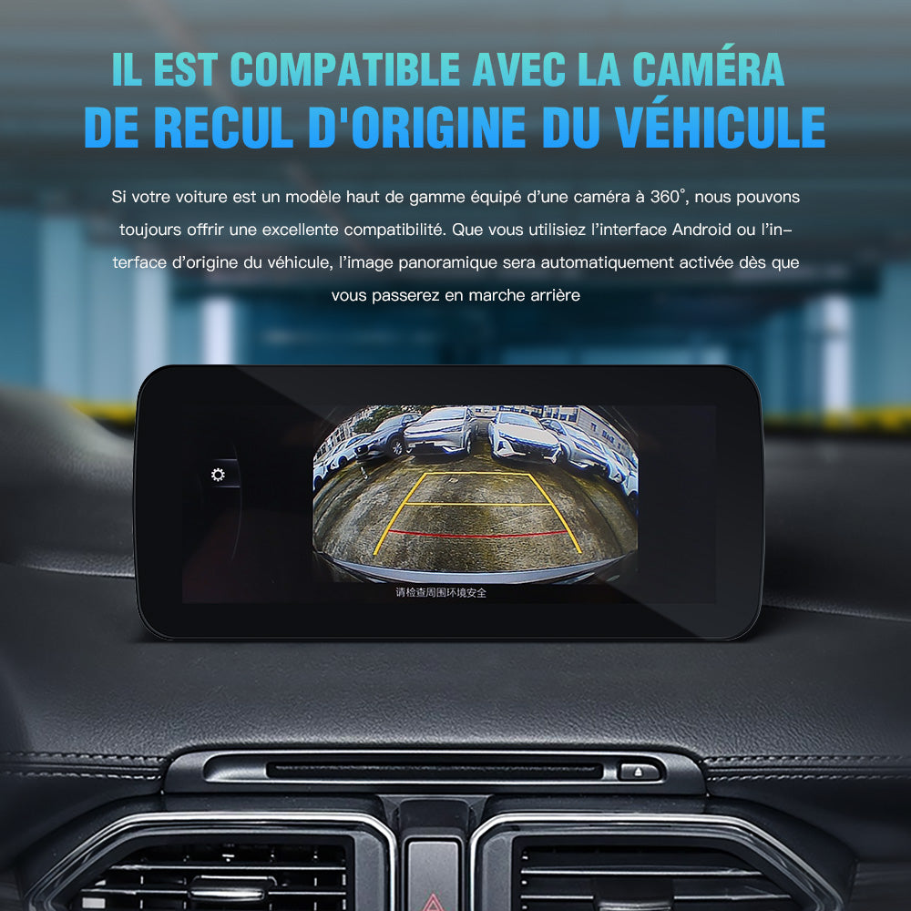 Autoradio Android 13 écran tactile IPS HD de 10,25 pouces unité principale pour Mazda 3 6 Atez CX-3 CX-5 CX-9 CarPlay intégré et DSP navigation GPS