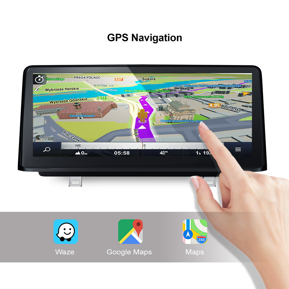 10.25 "Android 12.0 Qualcomm 8 cœurs IPS voiture multimédia pour BMW série 3 F30 F31 série 4 F32 F36 CIC NBT EVO système écran tactile