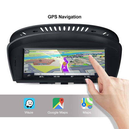8.8 "Android 13 8G + 128G Qualcomm octa-core multimédia pour BMW Series3 5 E60 E61 E62 E63 E64 M6 E90 E91 E92 E93 M3 unité principale de Navigation GPS