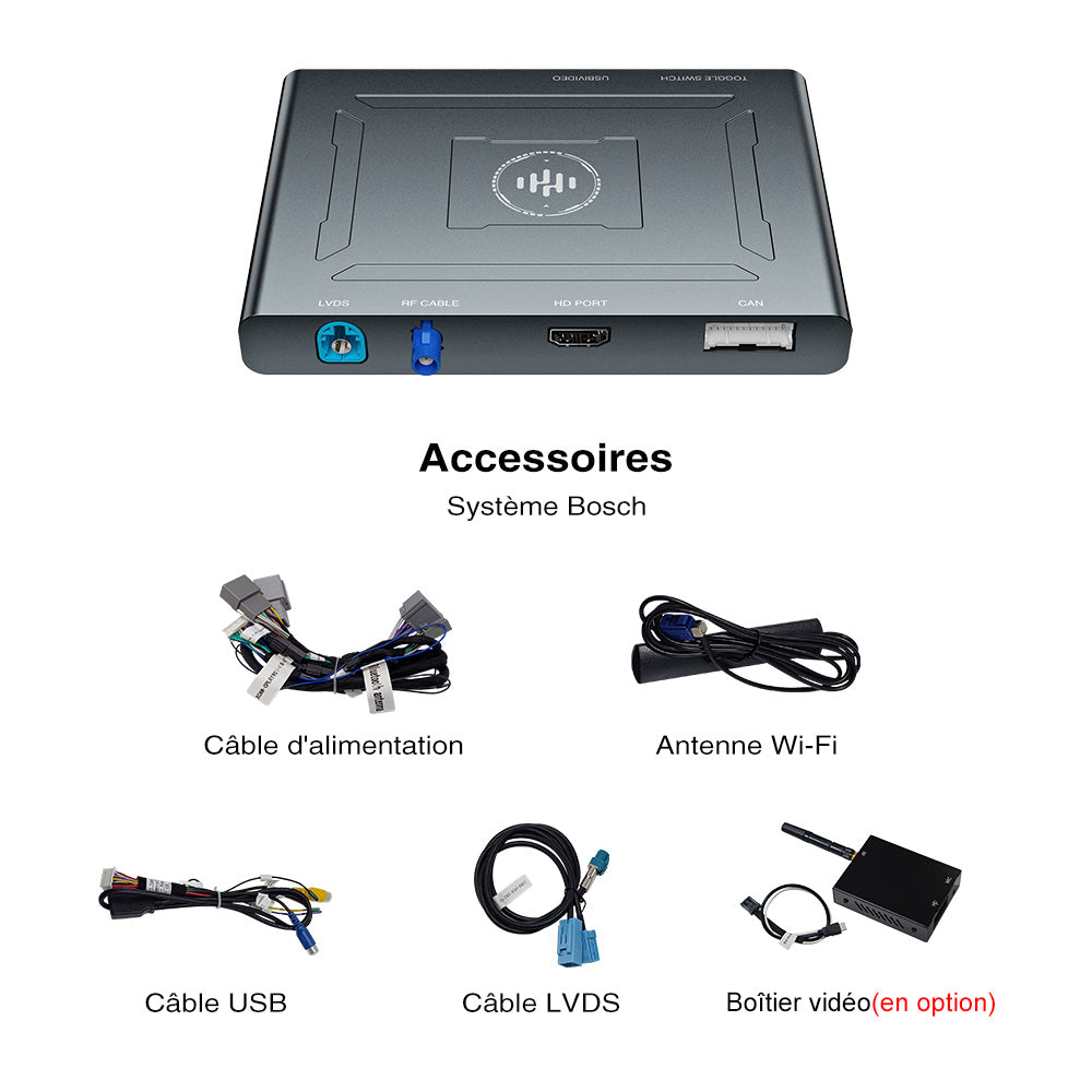 Boîtier de module d'interface Carplay sans fil pour Land Range Rover Sport Evoque Vogue Discovery 4 Jaguar XE XF Android Auto Mirror Navigation Box