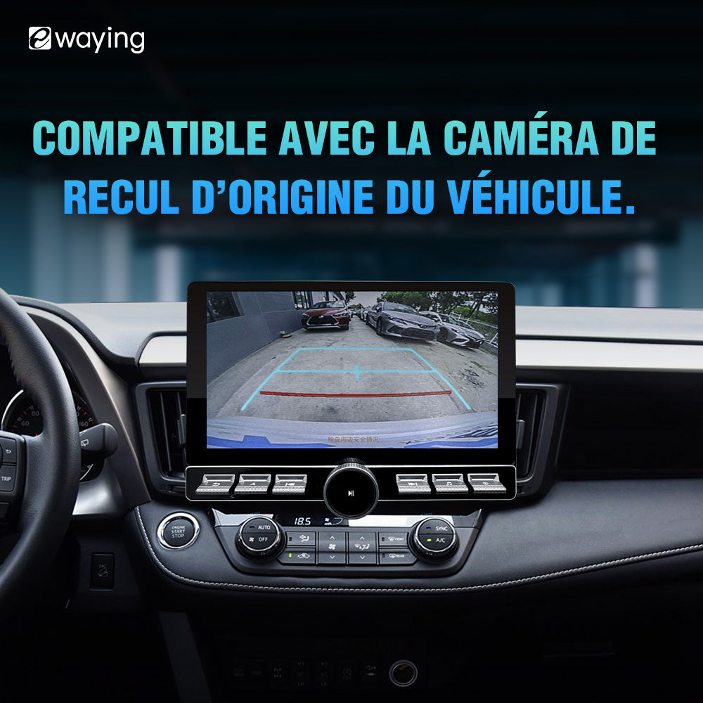 Autoradio Android 10 pouces 4G + 64G double DIN universel avec Apple CarPlay GPS intégré au tableau de bord lecteur multimédia Bluetooth