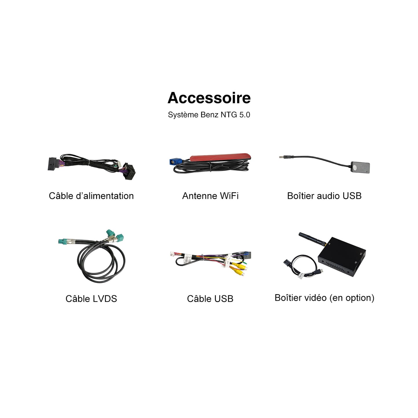 Adaptateur d'interface MMI Android Auto CarPlay sans fil Prime Retrofit pour Mercedes Benz NTG 4.5 4.7 4.8 5.0 5.1 Airplay Upgrade Box Mirror Link