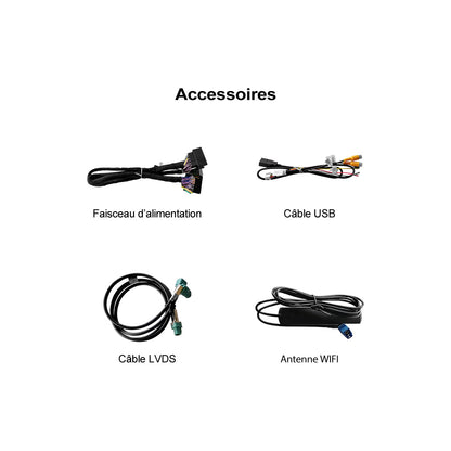 Module de boîtier d'interface de mise à niveau sans fil Carplay Android Auto MMI Prime pour Volkswagen VW Golf Passat Lingdu Tiguan Teramont 2014-2018 Navigation