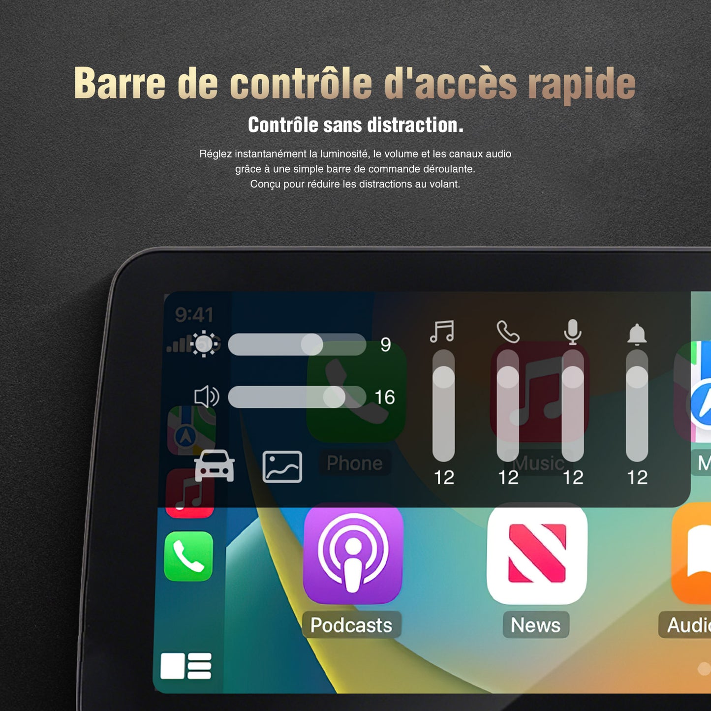 Compatibilité sans fil avec Apple CarPlay et Android Auto avec les BMW Série 3 Série 4 F30 F31 F34 F32 F33 F36 et F80 intégration OEM et Bluetooth d'origine du véhicule