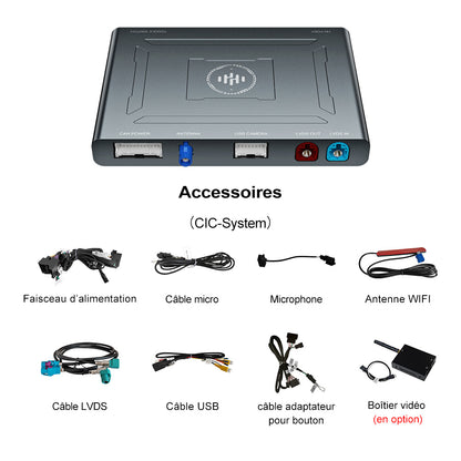 Kit de navigation GPS sans fil CarPlay Android Auto MMI Prime pour BMW CIC NBT EVO System Series 1 2 3 4 5 6 7 X1 X3 X4 X5 X6 X7 Mini I3 I8