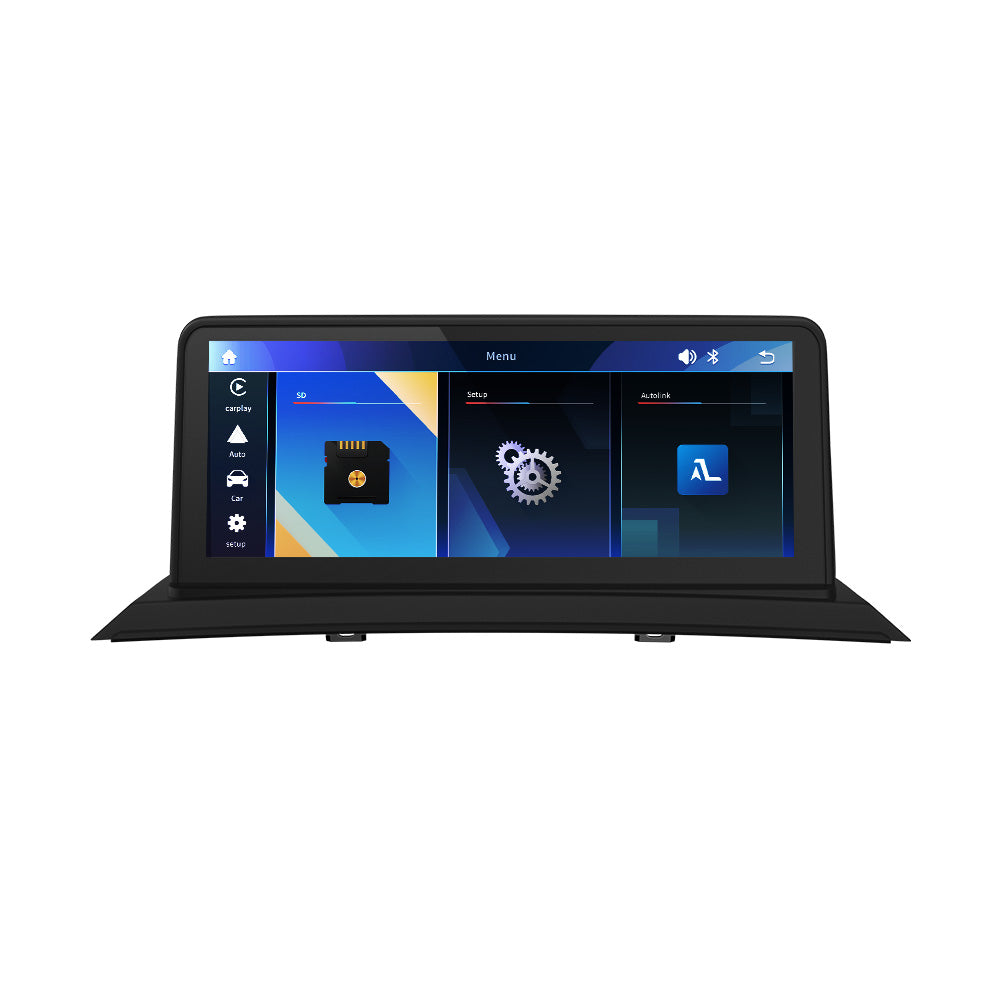 Ecran Tactile Autoradio Station Multimédia Navigation GPS 10.25" avec module intégré CARPLAY Android Auto pour BMW X3 E83 2003-2010