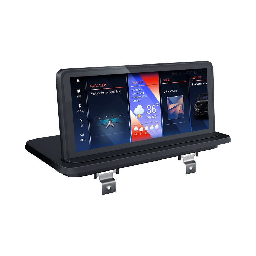 Station multimédia d'autoradio de navigation GPS à écran tactile de 10,25" Android 13 Qualcomm Octa-Core 8G+128G pour BMW Série 1 E87 E88 E81 E82 2005-2014 DVD de voiture