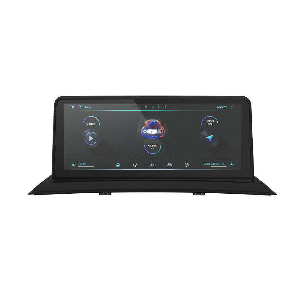 Ecran Tactile Autoradio Station Multimédia Navigation GPS 10.25" avec module intégré CARPLAY Android Auto pour BMW X3 E83 2003-2010
