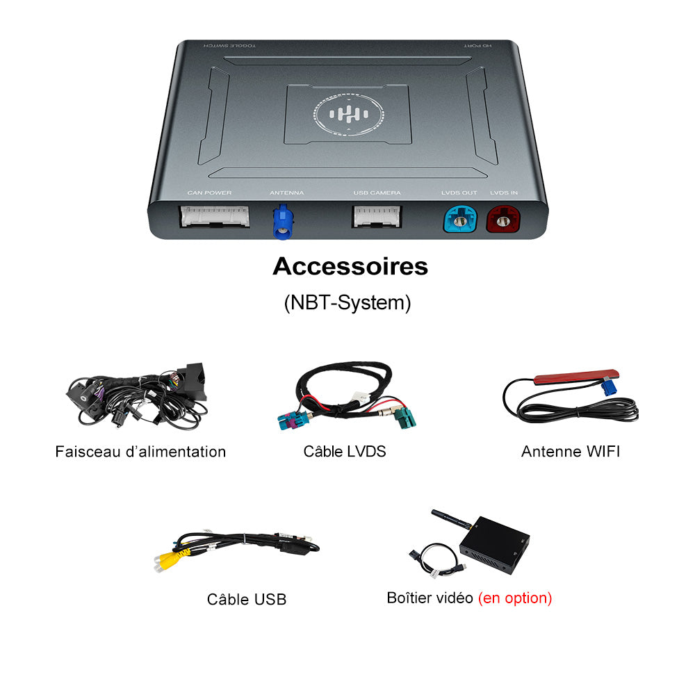 Kit de navigation GPS sans fil CarPlay Android Auto MMI Prime pour BMW CIC NBT EVO System Series 1 2 3 4 5 6 7 X1 X3 X4 X5 X6 X7 Mini I3 I8