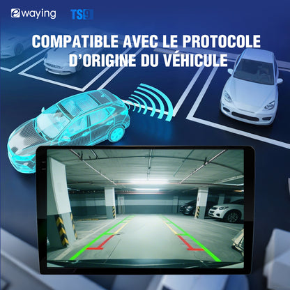 Autoradio portable Android 14.0 pour Audi A4 S4 RS4 B6 2003-2008 avec CarPlay sans fil et Android Auto, écran tactile 9 pouces, GPS