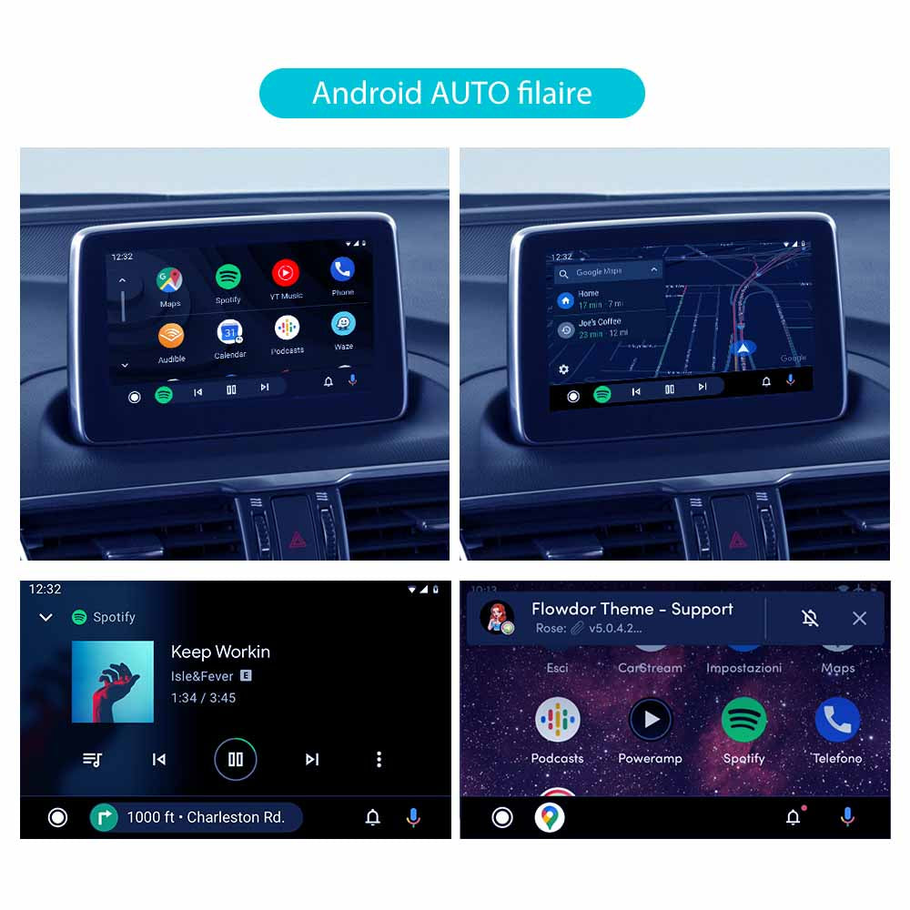 Kit Rétrofit avec Fonctions Car Play et Android-Auto pour améliorer Mazda 2/3/6 CX3/5/9 MX5